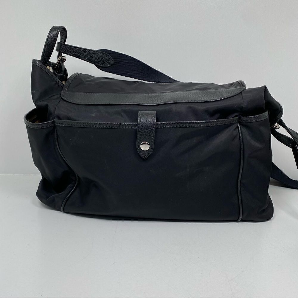 Burberry Flap Nylon Diaper Bag Black - Picture 3 of 15